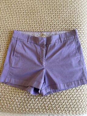 J. Crew Chino Shorts in Lilac Size 8